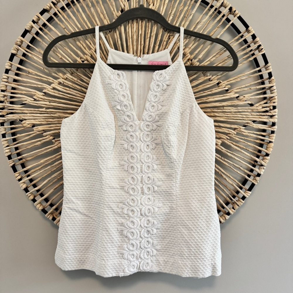 Lilly Pulitzer Annabelle White Top